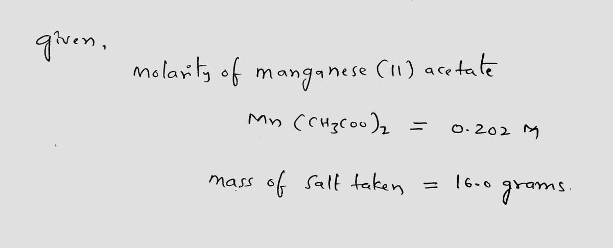 Chemistry homework question answer, step 1, image 1